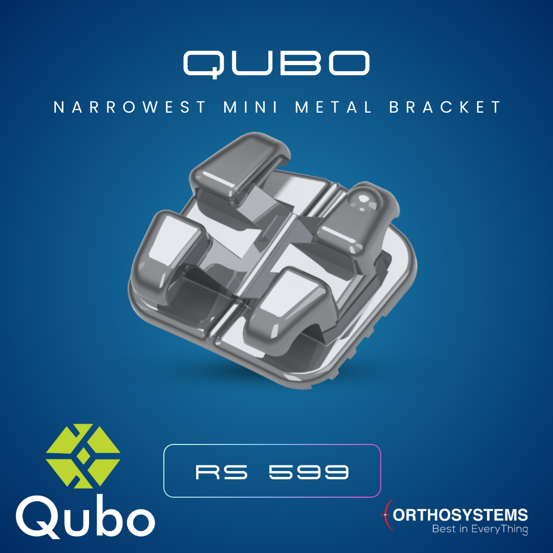 QUBO Orthodontic metal bracket 022 MBT with HK on 345